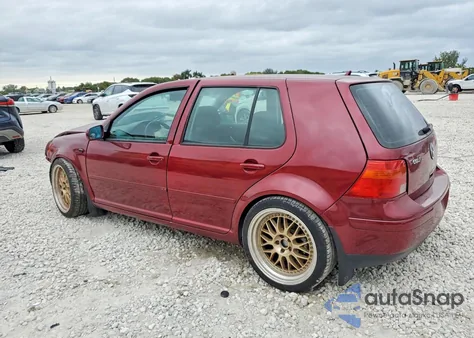 2001 Volkswagen Golf Gls z USA, uszkodzony, nr VIN 9BWGD21J314031765